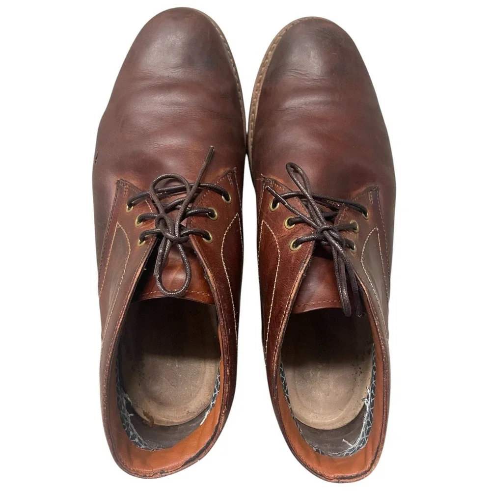 Clarks Leather Boots Men's Brown Lace Up - Size 11